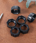 Six Pack 17mm Ball Head Tightening Nuts For Car Mounts Screw-On Replacement Parts Universal Fit For Dvr