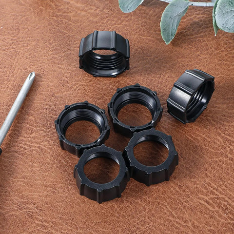 Six Pack 17mm Ball Head Tightening Nuts For Car Mounts Screw-On Replacement Parts Universal Fit For Dvr