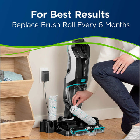 Multi Surface Pet Brush Roll Replacement For Cross Wave Cordless Max 2554A And 2590 Series OEM Part 2788 in use