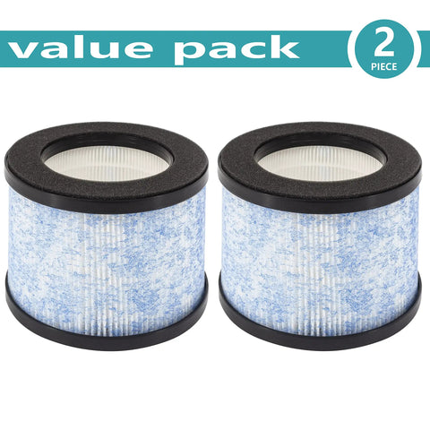 Two Pack H13 MA-01CW True HEPA Filter Replacement For Miko Ibuki Air Purifier C102 Captures 99.97 Percent Of Particles Down To