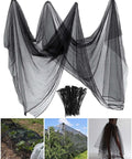 Garden Insect Mesh Netting For Plants And Patio Durable Mosquito Barrier Screen Large 9.84 By 13.12 Feet Black keeps pests out