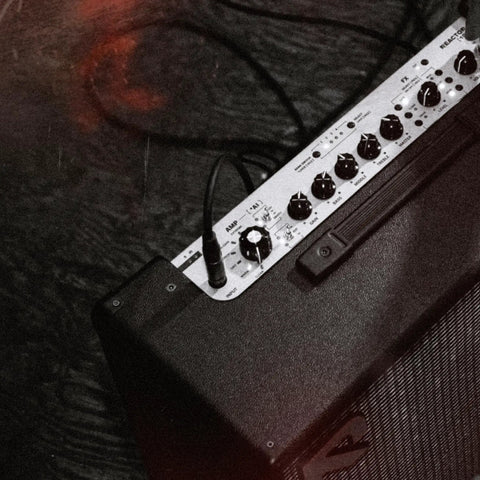 50 Watt Intelligent Guitar Combo Amp With Amp Intelligence, Prompt Photo And Audio Tone Creation, USB Recording, Selectable Wattage, And Fully Customizable Signal Chains In The Reactor App For Gig Ready Flexibility, showing control knobs.