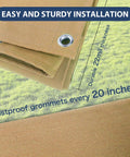 Durable Tough As Nails Canvas Tarps 6x8 Feet Waterproof Tarpaulins With Aluminum Grommets UV Resistant 22 Mil 14 Oz Drop Cloth detail