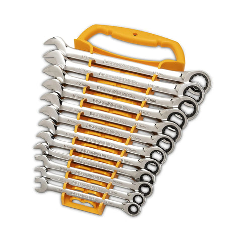 25 Piece Combination Ratcheting Wrench Set With Off Corner Loading For Better Grip And Reduced Fastener Rounding displayed