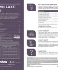 Organic 7-0-7 Summer Lawn Fertilizer instruction label with application guidelines and spreader settings.