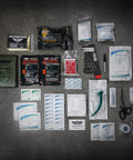 EVERLIT Advanced Emergency Trauma Kit with CAT GEN-7 tourniquet in OD Green mil-spec nylon laser-cut pouch and 36-inch splint
