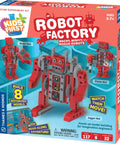 Hands On Robot Factory STEM Kit For Kids Ages Five And Up Build Eight Motorized Robots With A Storybook Guide box cover