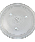 12-3/8 Inch Glass Microwave Turntable Tray Replacement Fits GE General Electric Hamilton Beach Frigidaire Emerson Oster Magic Chef Panasonic Ovens 315mm 12.375 Inch Plate for Even Cooking and Easy Cleanup