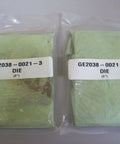 Box And Pan Metal Brake 3 Inch Die, Set Of Two Pro Grade Sheet Metal Bending Tool, packaged, Model GE2038-0021-3.