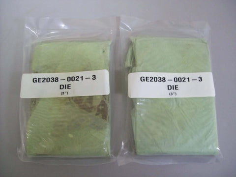 Box And Pan Metal Brake 3 Inch Die, Set Of Two Pro Grade Sheet Metal Bending Tool, packaged, Model GE2038-0021-3.