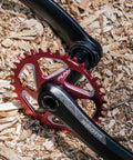 Solo DX Narrow Wide 28T Chainring For 9-12 Speed SRAM Direct Mount Cranksets, 6mm Offset on bike crankset