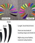 Dope Turkey Feather Arrow Fletching Vanes Kit 50 Pcs In 3 4 5 Inch Lengths Right Wing Shield And Teardrop Shapes Blue DIY Arrow Building