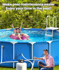 Dual Split Hose Plunger Valve For Above Ground Pools Replacement Shut Off Valve With Two Inlet Ports Easy Flow Control No Fuss Backwash And Filter Maintenance For Your Pool System on aboveground pool filter setup