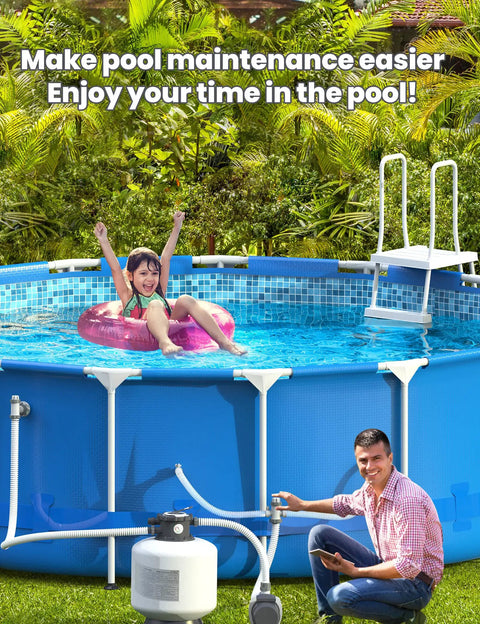 Dual Split Hose Plunger Valve For Above Ground Pools Replacement Shut Off Valve With Two Inlet Ports Easy Flow Control No Fuss Backwash And Filter Maintenance For Your Pool System on aboveground pool filter setup