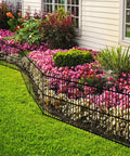 Keep Pups From Digging With This No Dig Animal Barrier Fence 25 Panels 32In Tall By 49Ft Long Rustproof Metal Stakes Decorative Garden Border Fencing