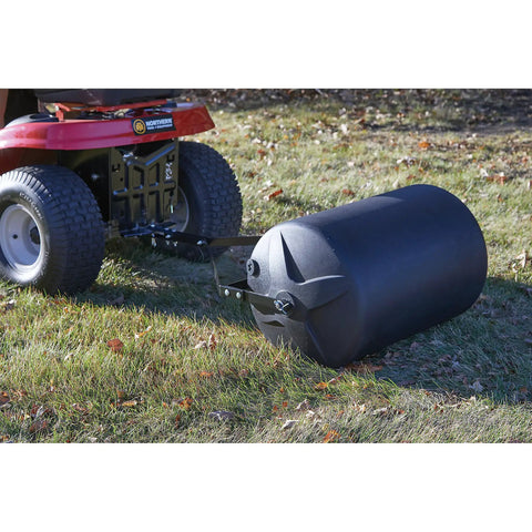 Lawn Roller 18 Inch Diameter 24 Inch Wide Poly Drum Holds Up To 270 Lbs And 31.1 Inch Working Width For Versatile Push And Tow