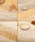 Top Shelf Acrylic Router Templates For Woodworking With 13 Piece Dog Bone And Dumbbell Inlay Jigs Laser Cut Precision Guides on a wooden surface.