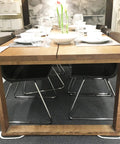 Dining table with chairs on 8-Piece Furniture Moving Kit For All Floor Types 2-In-1 Reusable Sliders With Sock Gliders for carpet use