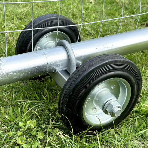 Heavy Duty Rolling Gate Wheel For 6 Inch Gates And Chain Link Fences Workhorse Gate Carrier Wheel for 1 3 8 to 2 1 8 Inch Frames