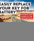 Key Fob Battery Replacement Pack For Mazda Vehicles 2019 Through 2025 Pack Of 2 Easy DIY Swap No Programming Required Remote Battery