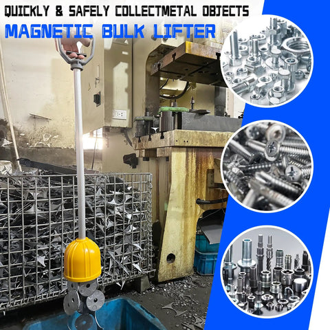 Long Reach Magnetic Pickup Tool With Quick Release 29 Inch Bulk Lifter for metal collection in warehouse
