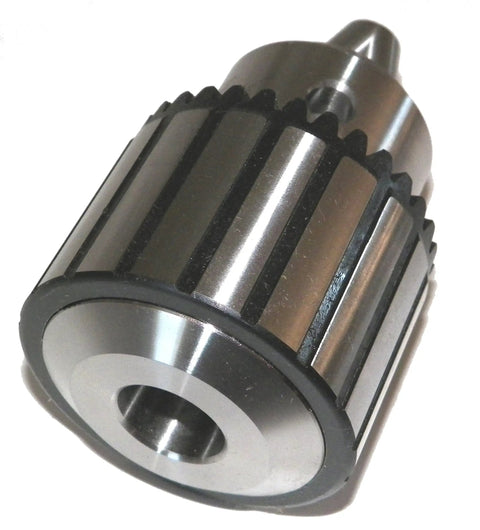 Beefy Heavy Duty Drill Chuck With 2MT Arbor For Three Sixteenths To Three Fourths Inch Capacity Morse Taper No 2, steel body