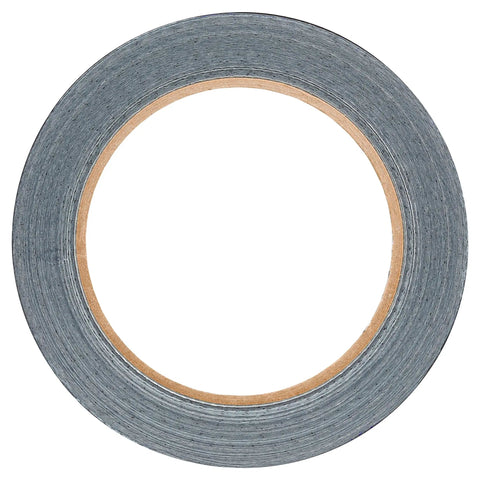 Top view of a roll of No Residue Duct Tape 1.88 Inch By 20 Yards Grey 2420A Heavy Duty Adhesive For Quick Fixes And Clean Removals