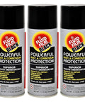 Undercoating Protection Aerosol Spray Kit 3 Pack 11.75 Oz Each With Extension Wand Rust Inhibitor And Anti Corrosion Lubricant For Cars Trucks And Metal Surfaces Non Tacky Formula, three cans