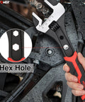 Adjustable Wrench Set 6 Inch 8 Inch 10 Inch, Drop Forged CrV Steel, Beefy Heavy Duty Mini Spanners in automotive repair use