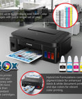 Wireless Supertank All In One Printer With Copier And Scanner Delivers Flawless Mobile Printing And Huge Refillable Ink Tanks. Compact printing, scanning, copying.