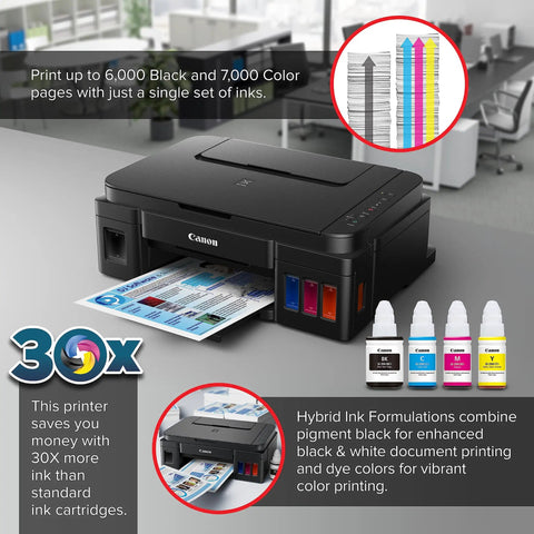 Wireless Supertank All In One Printer With Copier And Scanner Delivers Flawless Mobile Printing And Huge Refillable Ink Tanks. Compact printing, scanning, copying.