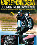 Cover of Bolt On Performance Guide for Big Twins and Sportsters, showing motorcyclist and engine upgrades, by Jerry Smith.