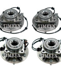 Front And Rear Wheel Bearing And Hub Assembly Kit For QX56 Armada RWD Premium Quality Replacement Bearings And Hubs Direct Fit Easy