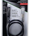 Heavy Duty Flexible Shaft Extension For Rotary Tools, 36 Inch Long Universal Adapter With One Eighth Inch Collet in packaging.