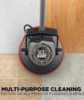 Multi Purpose Commercial Orbital Floor Cleaner For Hard Floors And Carpets, Random Orbital Drive, Wide Cleaning Path, 50 Foot Cord
