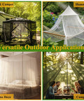 Mosquito Netting 10x39 Feet 1Mm Mesh Garden Pest Barrier for outdoor use in RV, hammock, bedroom, camping settings
