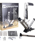 Built Tough Air Powered 18 Gauge L Cleat Flooring Nailer With Non Marring Base Plates And Hella Durable Fiberglass Rubber Mallet