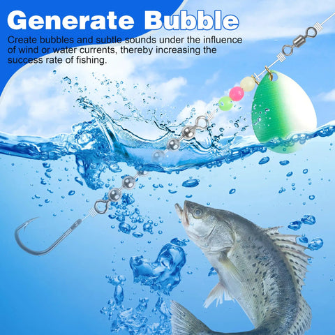 Bead Chain Fishing Swivels Stainless Steel 360 Degree Rotating Catfish Trolling Swivels 20 Or 40 Pack Pro Grade High Speed Tackle For Freshwater And Saltwater fishing rig with lure and fish