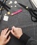 Heavy Duty Fabric Scissors With Ultra Sharp Blades And Comfort Grip For Office Or Home Use, Perfect For Sewing, Crafts, And Arts, Ergonomic Offset Handle For Fatigue Free Cuts And Cuts Like Butter, Precise Results on fabric with chalk and tape measure