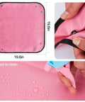 Close-up of waterproof 20x20 inch Oxford cloth pad from 24 Piece Mini Garden Tools Kit For Succulents And Fairy Gardens
