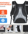 Beast Mode Backpack Cooler Keeps Drinks Ice Cold For Twenty Hours With Hella Leakproof Seals For Hiking Summer Travel Beach Outings Or Weekend Getaways In Durable Black, featuring breathable mesh material and various functional pockets.