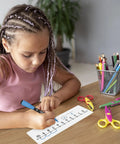 Child using Double Sided Dry Erase Number Line Lapboard 4x12 Inch for Students, 0-10 On One Side, 0-20 On The Other, Classroom Must-Have