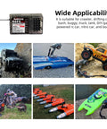 6 Channel 2.4GHz RC Receiver With Gyro For Vehicle Drifting Crawlers Trucks And Boats Long Range FHSS Anti Interference