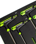 Nine Piece SAE Hex T Handle Driver Set With Bi Directional Torque And RPT Technology To Prevent Rounding in EVA Foam Tray