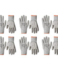 Cut Resistant Safety Work Gloves Level A2 Polyurethane Coated For Dexterity And Grip Touch Screen Compatible Machine Washable General Duty Large Size 9 Grey 6 Pair