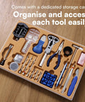 Ultimate 155 Piece Watch Repair Kit For Link Removal Sizing Case Opener Pin Back Removal And Battery Replacement Includes Tools