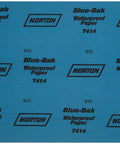 Image of Waterproof 9X11 Sanding Sheet 600 Grit Tufbak showing branding and specifications on blue background.