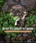 Outdoor Fake Rock Key Hider That Looks And Feels Like Real Stone, Weatherproof Spare Key Storage For Garden Or Yard in landscaping
