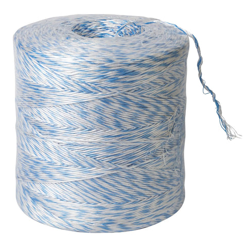 Ultra Strong 210 Pound Tensile Polypropylene Blow Line For Conduit Pulling Blue 6500 Feet Per Bucket Long Lasting Durable Line