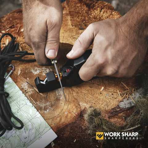 Pivot Pro Handheld Knife And Tool Sharpener With Dual Carbide Sharpeners For Knives And Tools, Convex Carbide Edge Maker, Removable Scissor Sharpener, And Ceramic Hone For Fast, Easy Sharpening On The Go